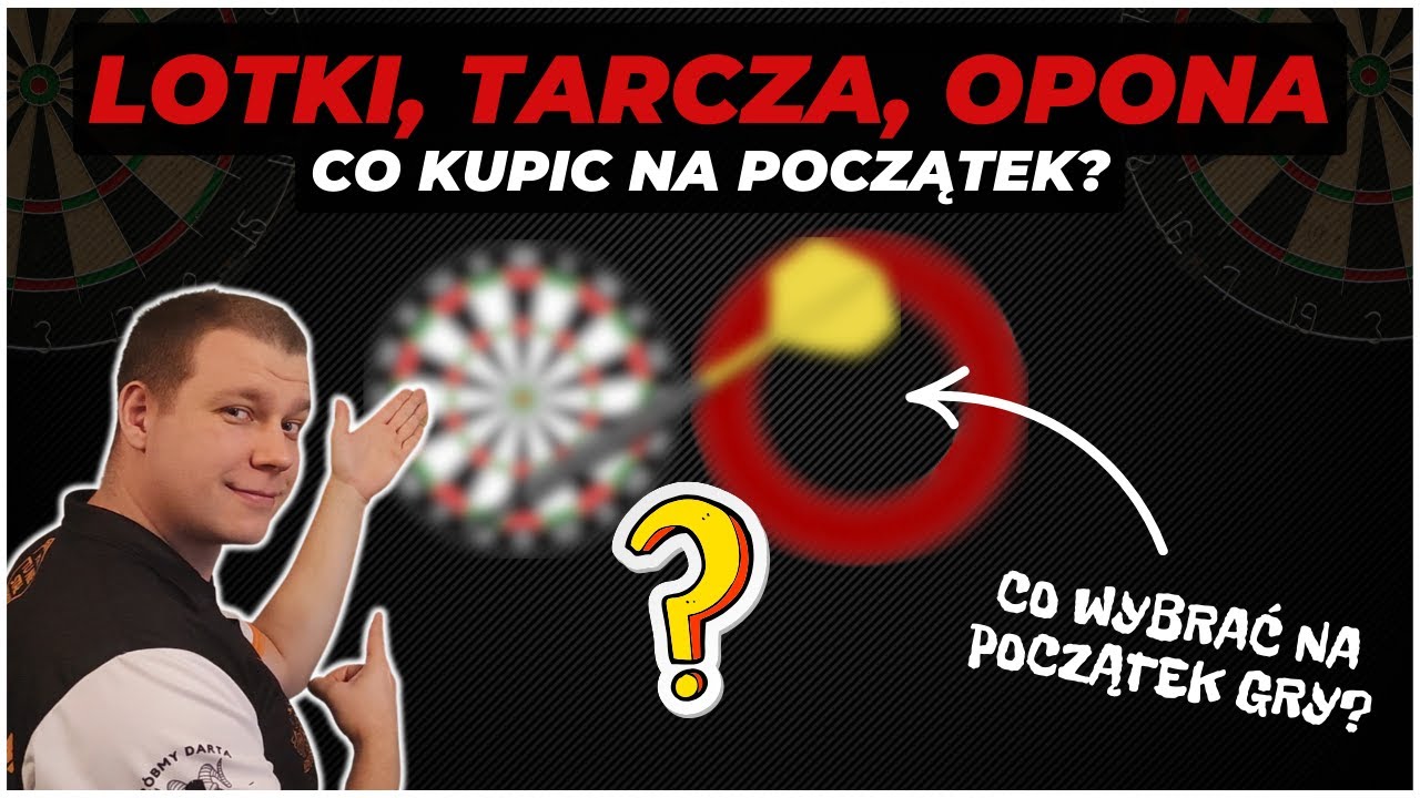 🎯LOTKI, TARCZA, OPONA - co kupić na początek gry w DARTA? 