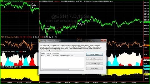 Setting up Strategy Automation in NinjaTrader: Strategy Automation Warning
