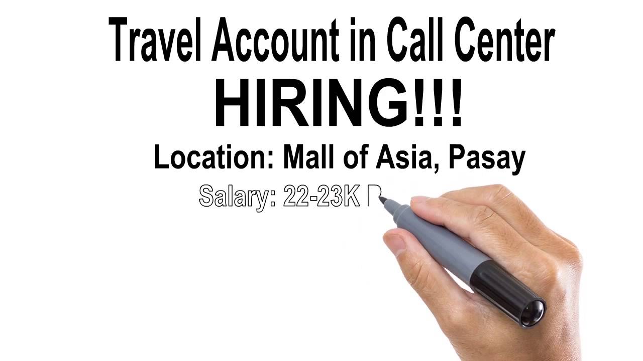 travel account hiring