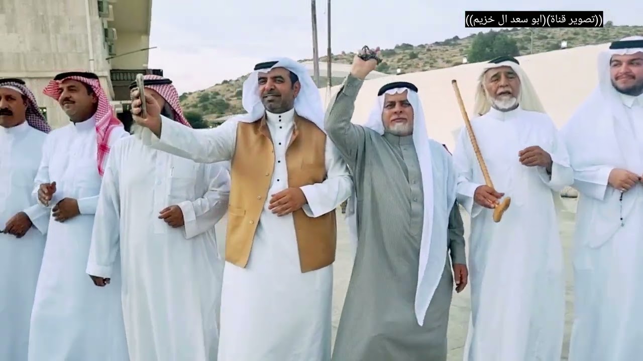 عزيمه سعادة اللواء/ علي بن فراج ال خزيم/ للشيخ/مشرف بن سكوت.و. مغرم بن سعد آلعمري