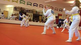 Derin green stripe belt testing moves