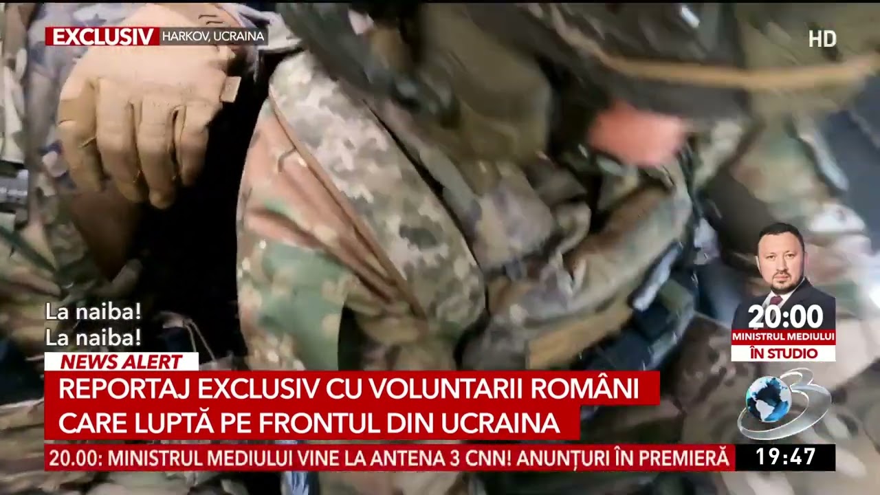 Jurnaliștii Antena 3 CNN, alături de voluntarii români pe frontul din Ucraina: Când stai sub bombard