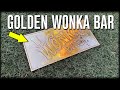Casting A GIANT Golden Wonka Bar | Metal Casting Bronze At Home