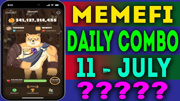 Memefi Daily Combo 11 July 2024 | today memefi 4,000,000 coin
