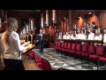 9c på Adolf Fredriks Musikklasser repar i Sidney Sussex College Chapel, Cambridge 20130524
