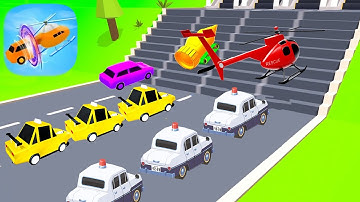 SHAPE SHIFTING All Levels Gameplay Android//iOS Max Level Unlocked - Police and HELICOPTER involved