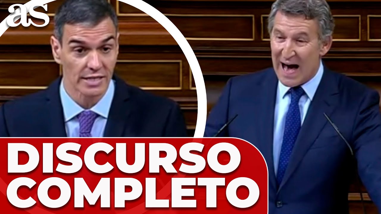 NÚÑEZ FEIJÓO, COMPARECENCIA COMPLETA en RESPUESTA a PEDRO SÁNCHEZ por la CORRUPCIÓN en el PSOE