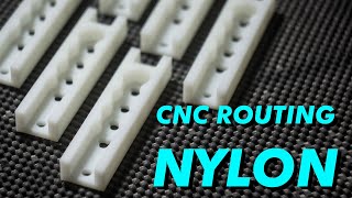 Machining Nylon Jigs on a Multicam CNC Router #09