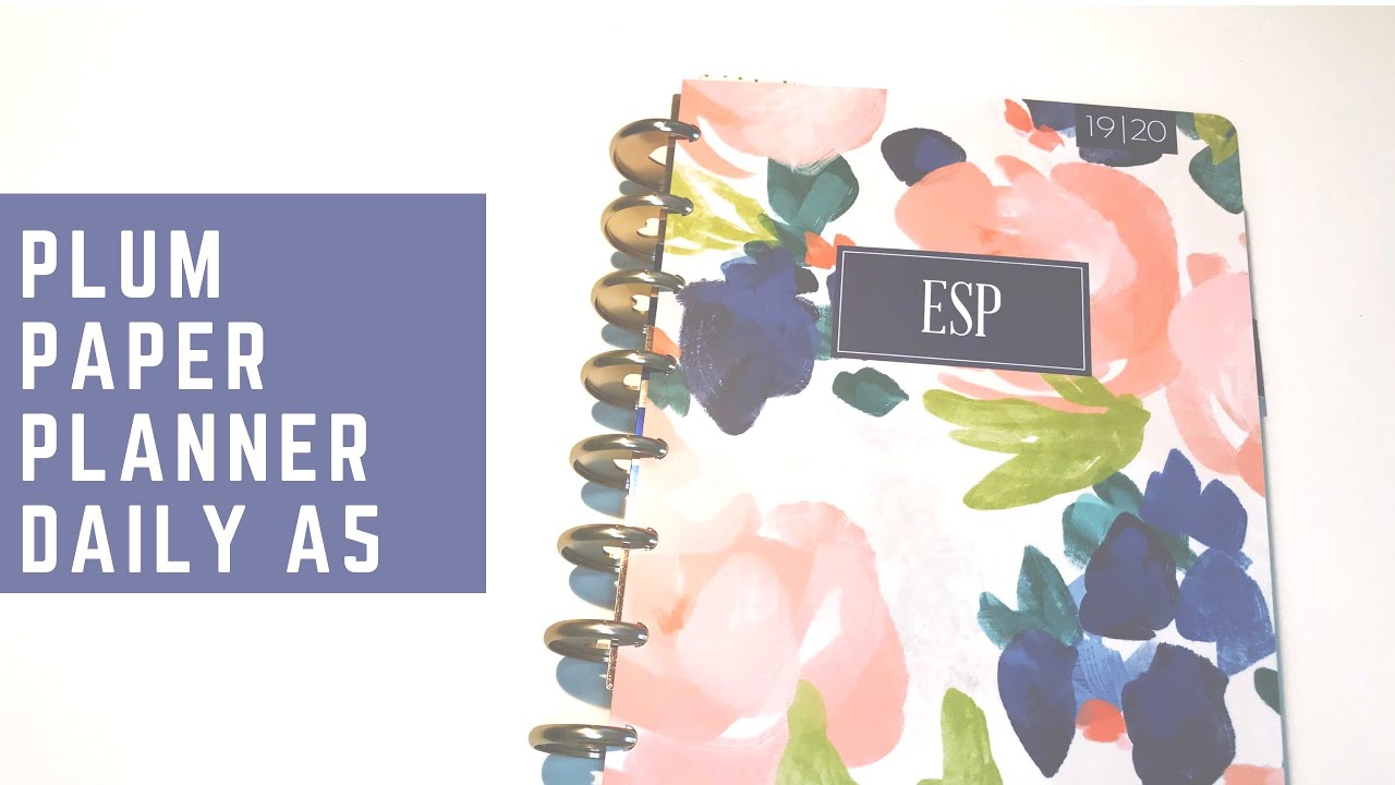 Plum Paper Planner A5 Daily review YouTube