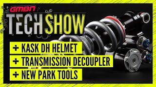 This week on the gmbn tech show doddy and henry take a look at an mtb
full face helmet from kask, mountain bike drivetrain that decouples to
avoid suspensi...