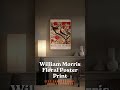 William Morris Red Bird Poster Print | Cream Floral Botanical Victorian Wall Decor 🐦