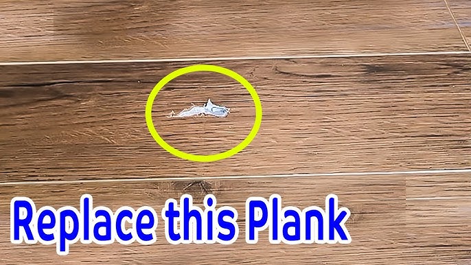 How to Repair Luxury Vinyl Plank Flooring - The Palette Muse