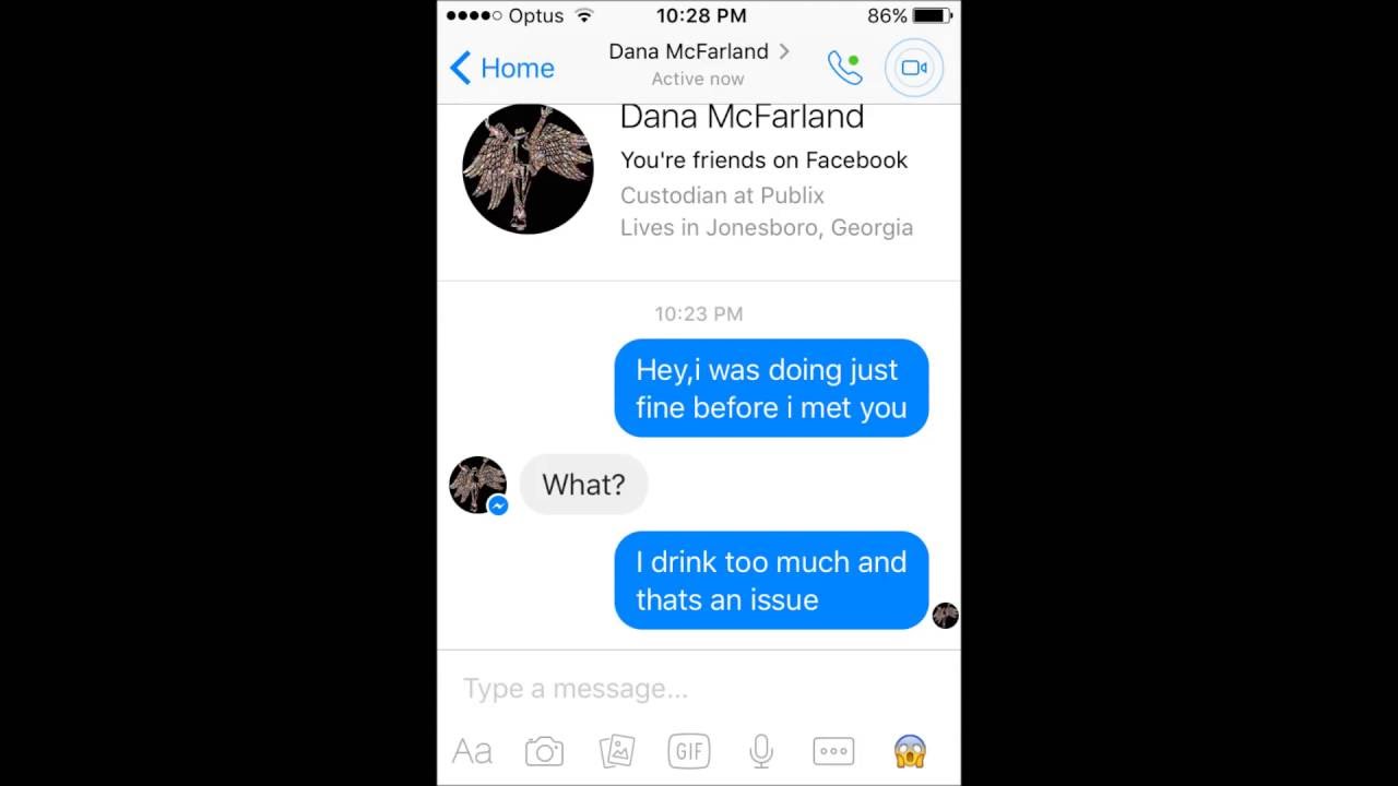 texting lyric prank on my friend (Dana) - YouTube