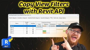 Revit API Tutorial: How to Copy View Filters Across Views with Python.