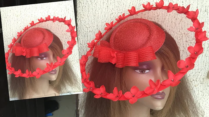 HOW TO MAKE THIS EMIRATE SATELLITE FLOWERED FASCINATOR | DIY FASCINATOR