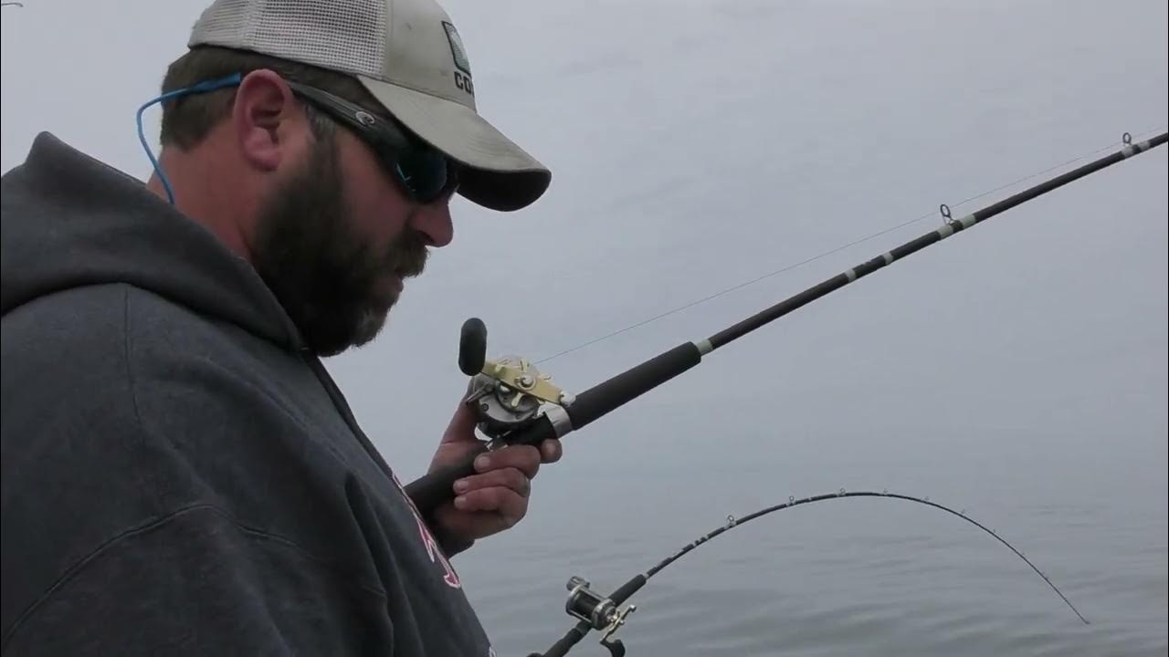 Spoon Stacking On Downriggers Trolling Rod Set Up Big Lake Salmon