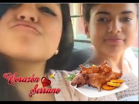 Susana y Nickol buscando cuy chactado en Abancay