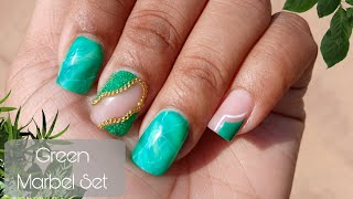 Hard Gel Green Marble Set| Madam Glam Review by Short Nail Life 155 views 1 month ago 16 minutes