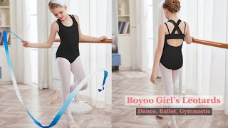 Boyoo Girls Gymnastics Ballet Dance Leotard | $100k Bonuses in Description