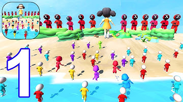 Sea Race 3D - Fun Squid Run 3D - Gameplay Walkthrough Part 1 Level 1 - 8 All Levels (Android, iOS)