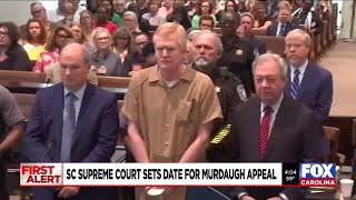 SC Supreme Court sets date to hear Murdaugh murder appeal