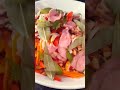 ញាំសាច់គោបន្លែស្រស់ #shorts #shortvideo #recipe #yummy #salad #beef #steak