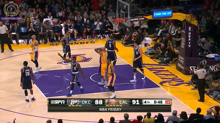 Lakers bench regains lead and Coach Byron Scott panics to sub in Kobe