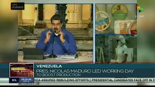 President Nicolas Maduro Urges To Increase Productions