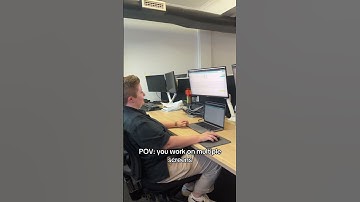 POV You Work on Multiple Screens #funny #office #viralvideo #shorts
