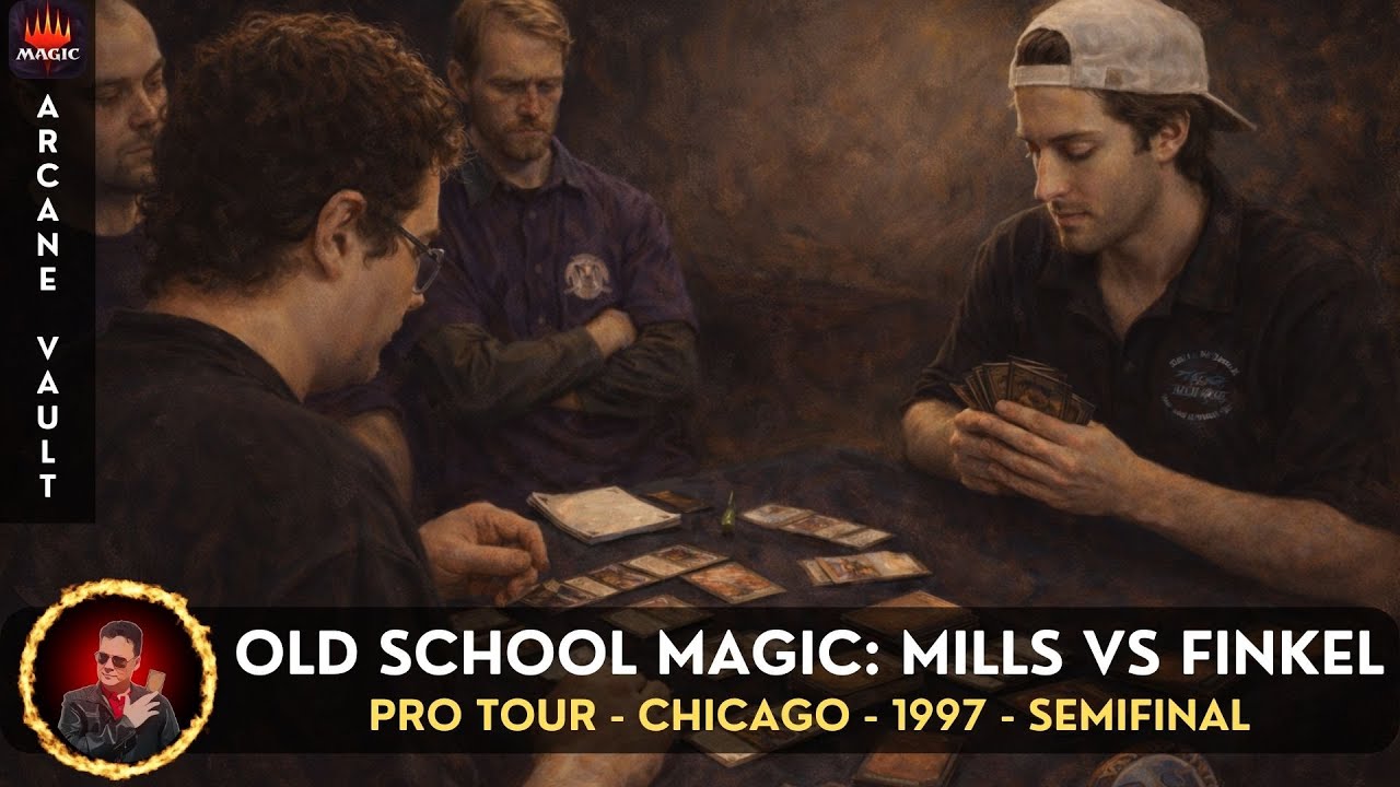 🏆 JON FINKEL VS DAVID MILLS – PRO TOUR CHICAGO 1997 SEMI FINAL | MTG CLASSIC MATCH