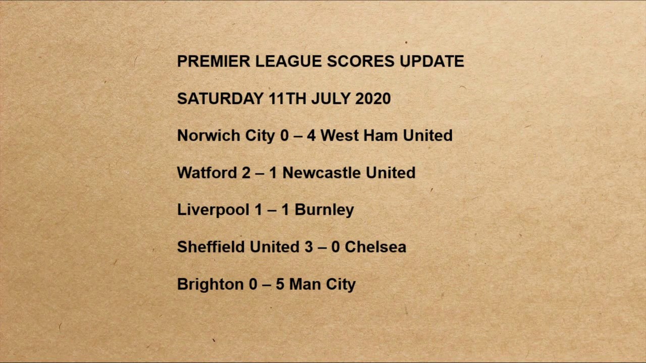 LATEST FOOTBALL SCORES AND NEWS - YouTube