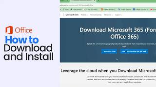How to Download and Install MS office