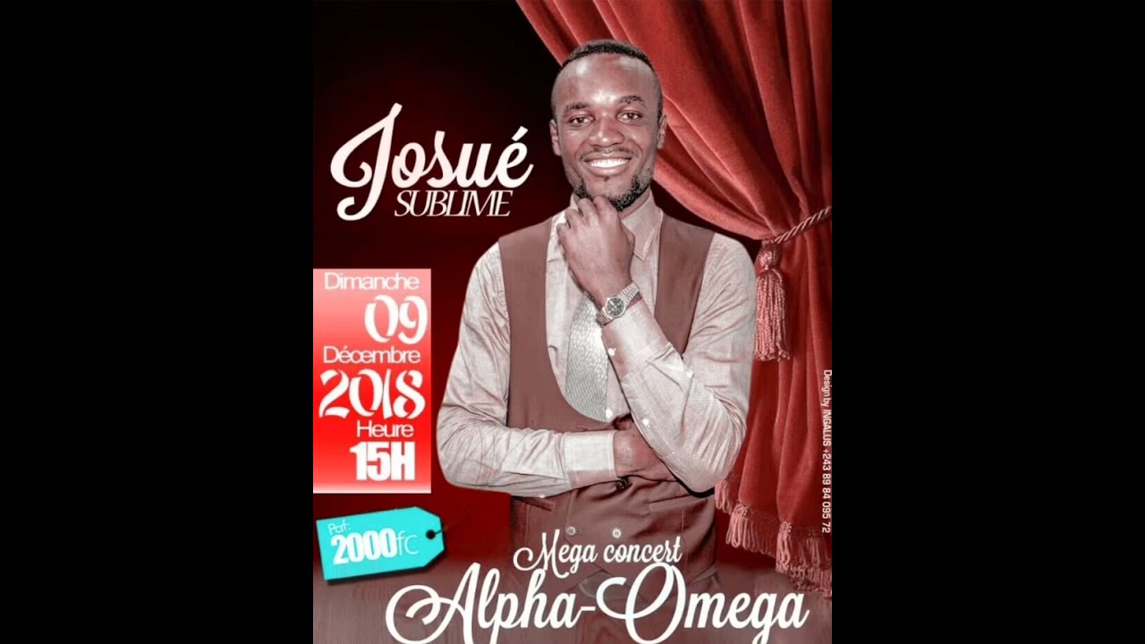 Hozanna Concert Alpha et Oméga 2018 Past Josué Sublime SENGHOR