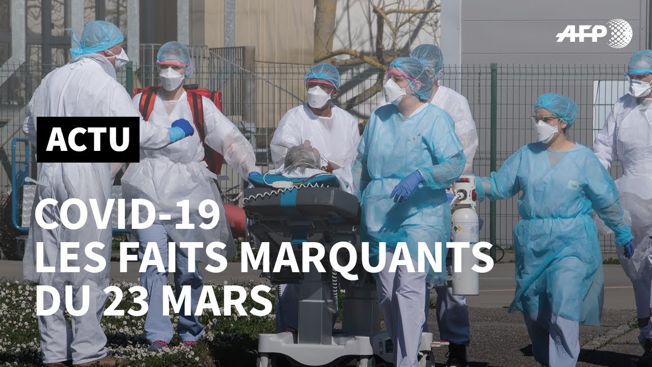 Covid-19: ce qu'il faut retenir du 23 mars | AFP