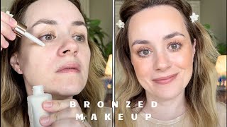 🌞summer bronzed makeup *chill video*