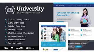 University - Education, Event and Course Theme | Themeforest Website Templates and Themes