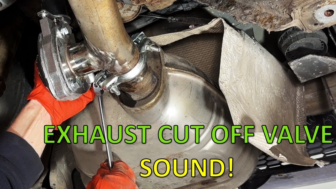 BMW Z4m Exhaust Cut Off Valve YouTube