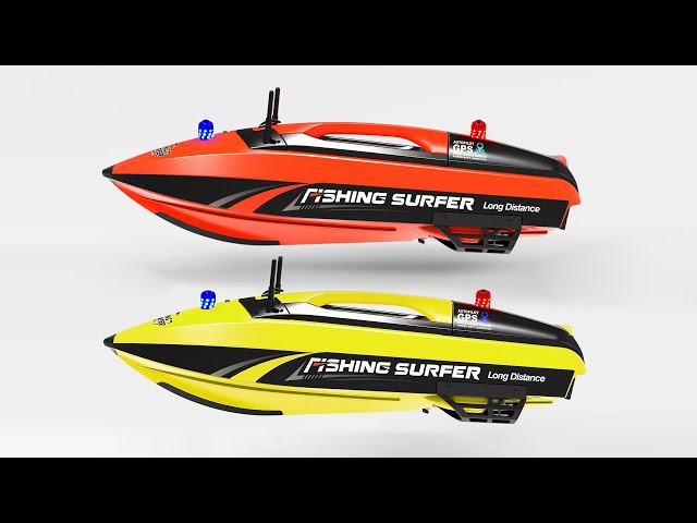 Fishing Surfer RC Surf fishing boat introduction and bait release