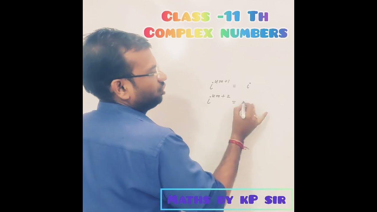 Complex Numbers Value Of Iota Maths Class 11 Th shorts complex-numbers-value-of-iota-maths-class-11-th-shorts