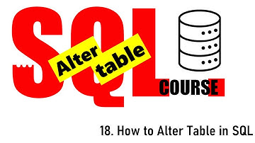 18. how to Alter Table in SQL