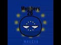 Amount of member state of different alliance||Cw:@razeralt2||#countryballs #edit #fypシ゚#short