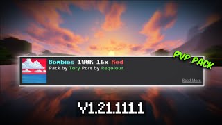 🔥 Bombies 180K Texture Pack For MCPE 1.21+ 😍 | Ultra Smooth PvP Pack ⚔️ | High FPS + Clean Look 🚀