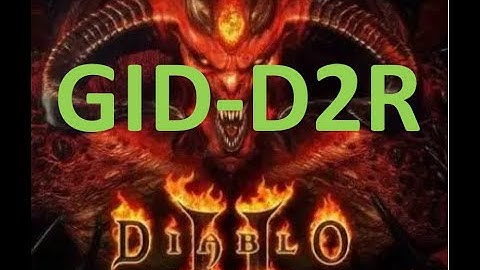 How to use GID D2R BOT Diablo II Resurrected D2R G.I.D. bot