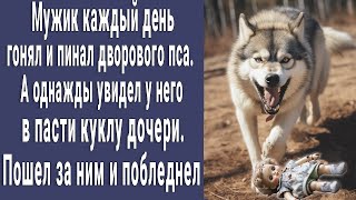 Мужик Каждый День Гонял Дворового Пса. А Однажды Увидел У Него В Зубах Куклу Дочери И Побледнел