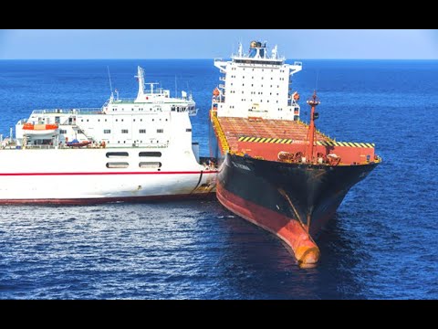 Top 10 Crashed Ships Boats Big Ships Collision Youtube