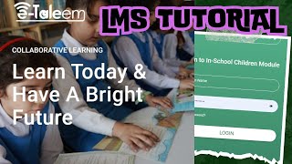 eTaleem LMS Tutorial: Mastering Login, Students & Teachers!