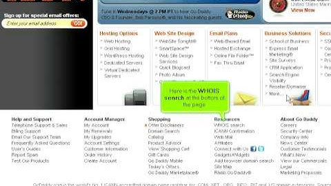 Hostsary.com Video Tutorial - my domain registration information?
