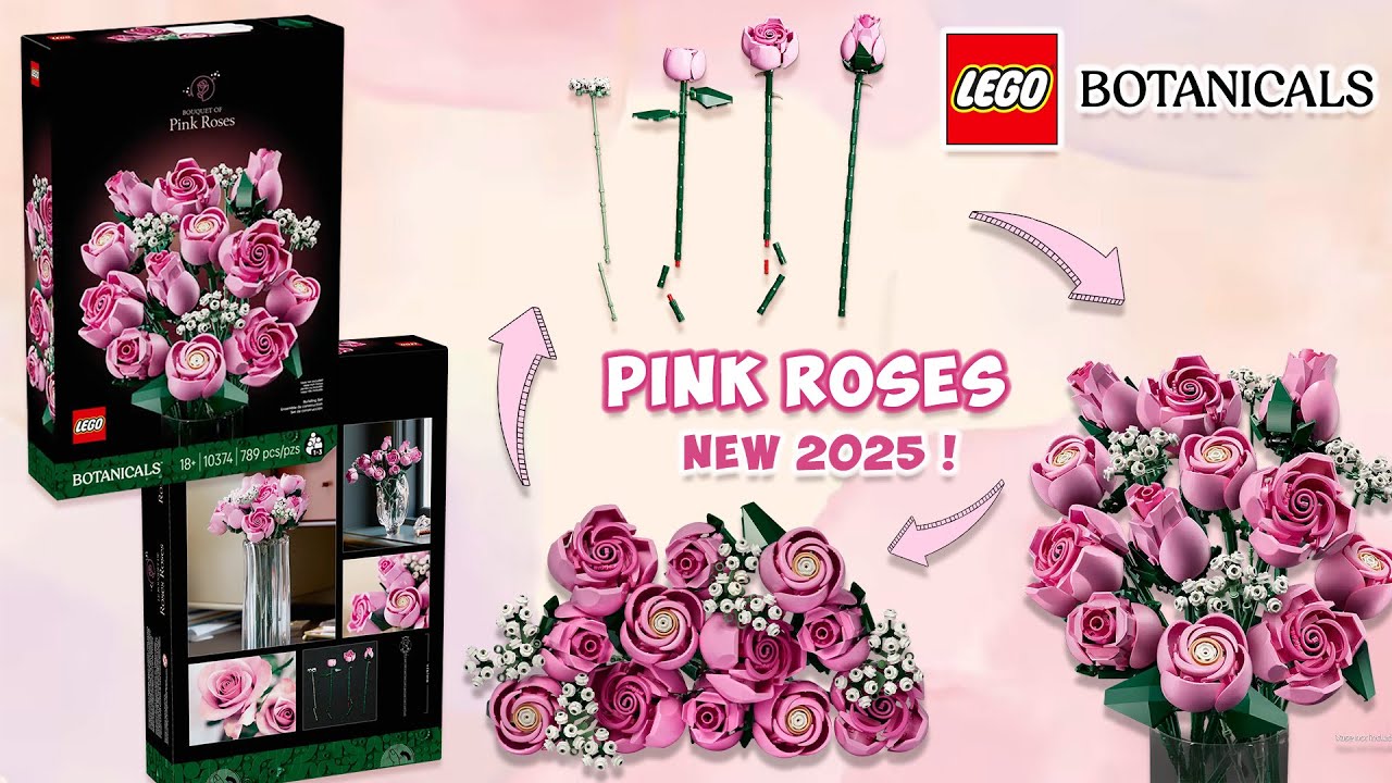 LEGO Botanicals Bouquet of Pink Roses (#10374) | Early Thoughts