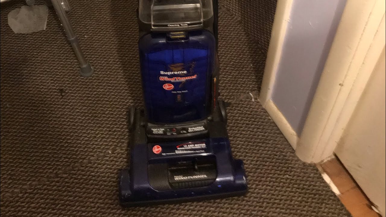 20012023 my blue Hoover windtunnel supreme upright vacuum cleaner the motor was Burned up YouTube