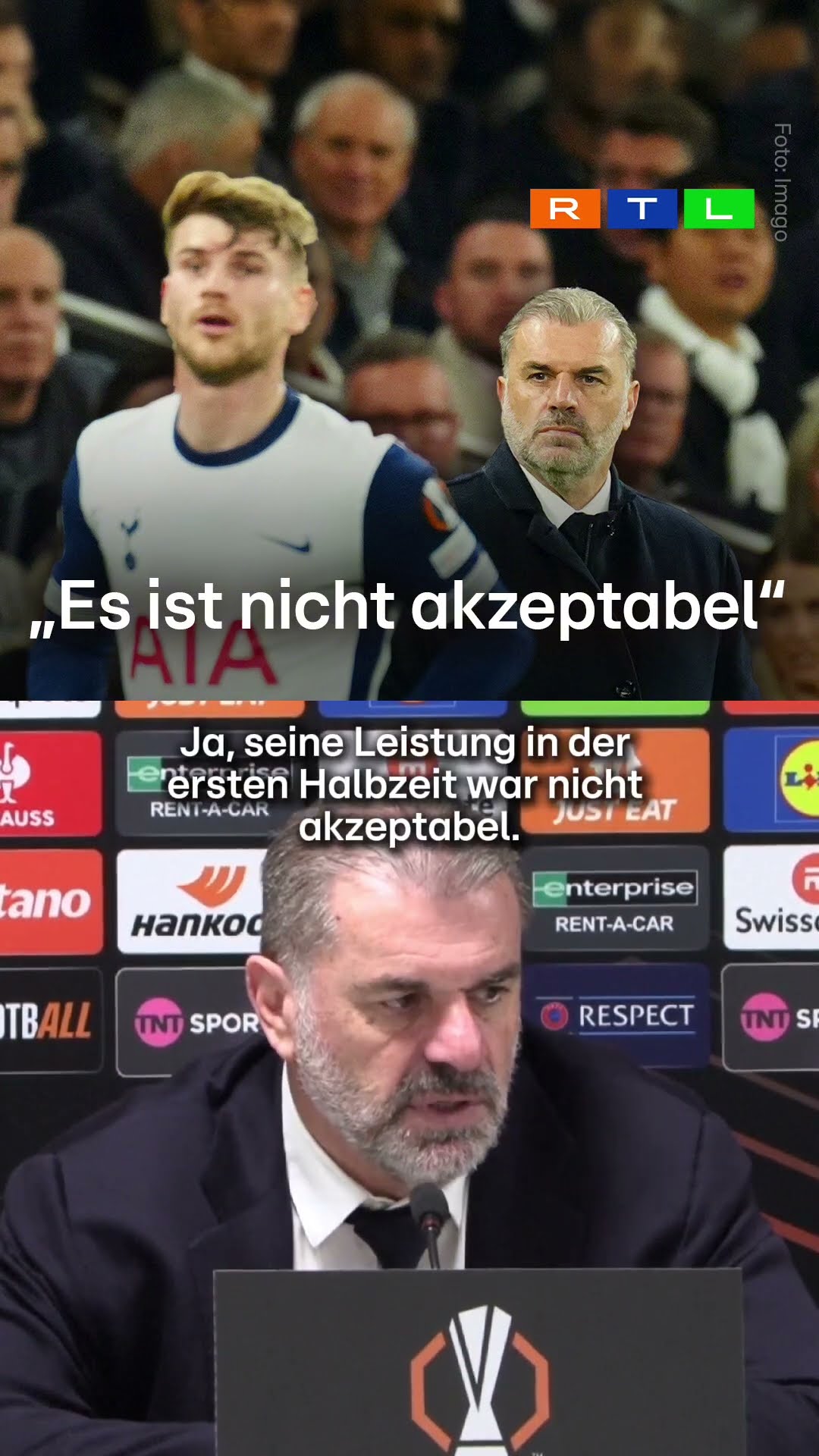 Werner wird nach 45 Minuten ausgewechselt ?